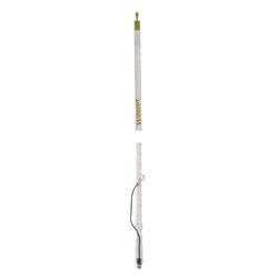3\' Silver Load FGT Series Fiberglass Whip White 305-485