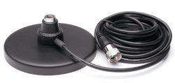 5 Magnet Mount CB Antenna Base with Coax Cable Black MAG-518