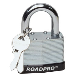 50mm Laminated Steel Padlock with Bumper Guard 1.25 Shackle RPLS