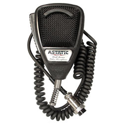 636L Noise Canceling 4-Pin CB Microphone  Black Bulk 302-636LB1