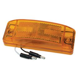 6x2 LED Light with Replaceable Lens Amber RP-1284A