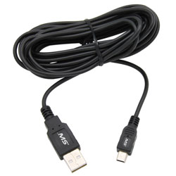 12 Mini to USB Charge & Sync Cable  Black MBS06601