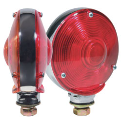 4 Double Side Light Red/Amber Lens Bulk TS-3802X