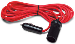 12-Volt 12' Extension Cord w/Cigarette Lighter Plug RP-203EC