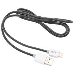 3 USB-C to USB Charge & Sync Foam Cable  Black MBS06341