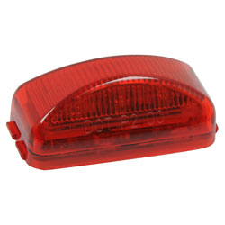 2.5x1.25 LED Sealed Light with 2 Plug Connection Red RP-1559R