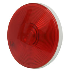 4 Round Sealed Light with 3-Prong Connector Red RP-4064R