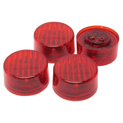 LED 2 Round Sealed Lights Red 4-Pack RP-1277R4P