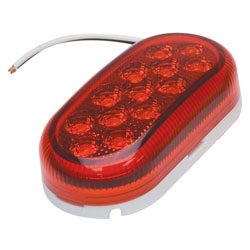 2x4 Sealed LED Light with Diamond Lens Red RP1259DLR
