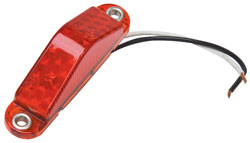 3.5x.75 Slim LED Sealed Light w/2 Wire Connection Red RP1747R