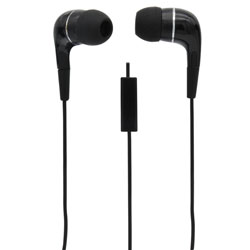 Stereo Earbuds with In-Line Mic  Black MBS10101