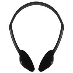 Stereo Lightweight Headphones  Black MBS10170