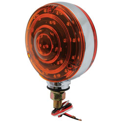 LED 4 Double-Face Stop/Turn Light Assembly  Red/Amber Bulk TS380