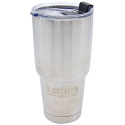 32oz. Tumbler with Flip Close Lid  Silver BCO32OZSS