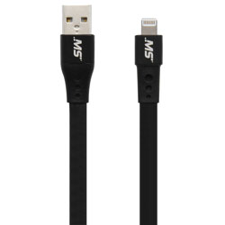 6 Ft Lightning(R) to USB Charge & Sync Cable Black MBS06201