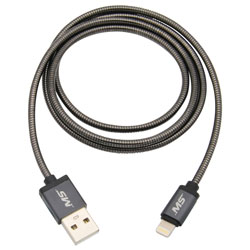 3 Lightning (R) to USB Charge & Sync Metal Cable  Graphite(R) to