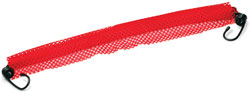 18x18 Red Mesh Warning Flag w/Elastic Strap & J-Hook 1818B