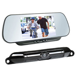 Wi-Fi Wireless License Plate Camera and 6 Monitor System VTC464R